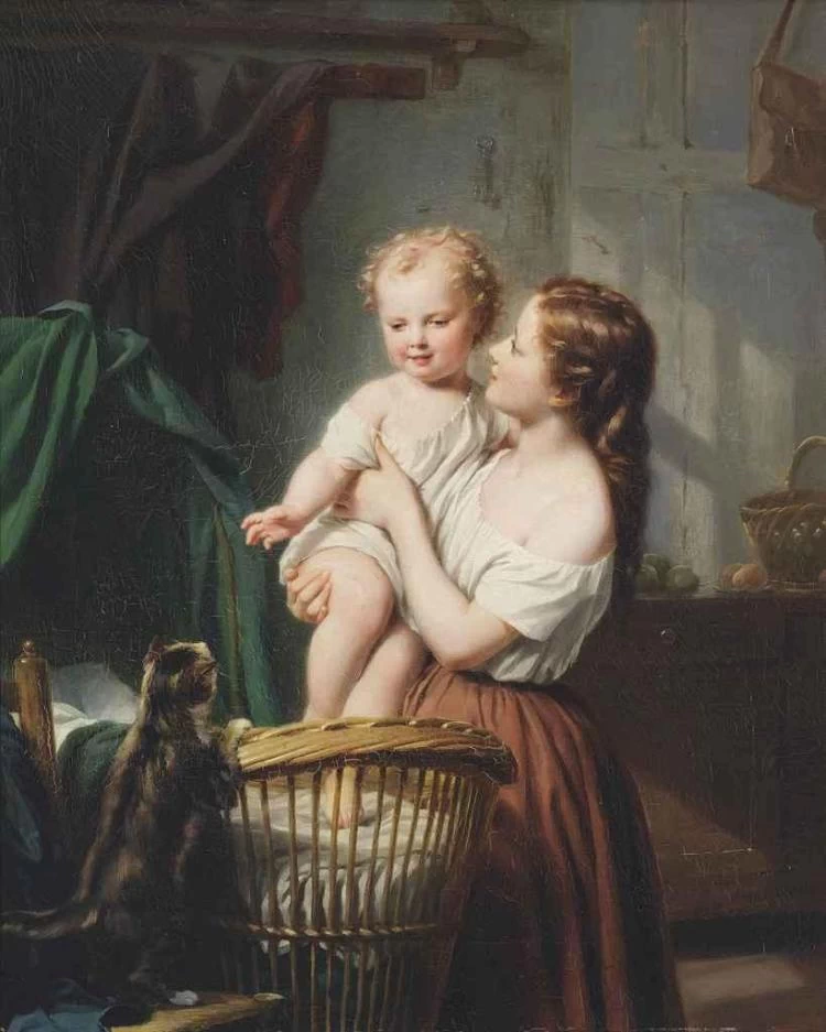 Dolce bambino di mamma